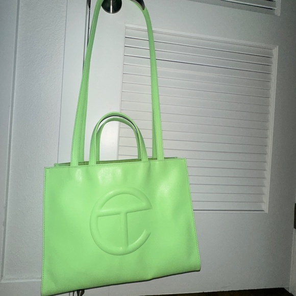 TELFAR Medium “double Mint” Tote Bag Shopping Bag - Picture 1 of 11